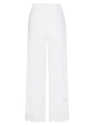 Frame Women's The Eyelet Wide-Leg Jeans - White | Thumbnail 2 Frame Women's The Eyelet Wide-Leg Jeans - White | Thumbnail 2