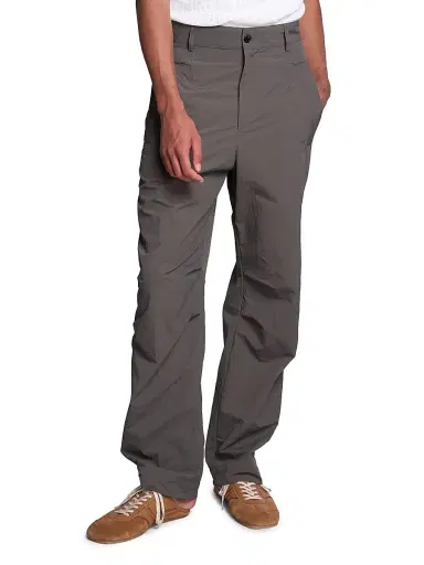 Dries Van Noten Men's Nylon Straight-Leg Pants | Thumbnail 3