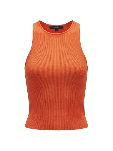 Toccin Women's Avery Racer Tank - Flame | Thumbnail 1 Toccin Women's Avery Racer Tank - Flame | Thumbnail 1