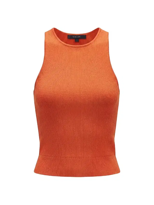 Toccin Women's Avery Racer Tank - Flame