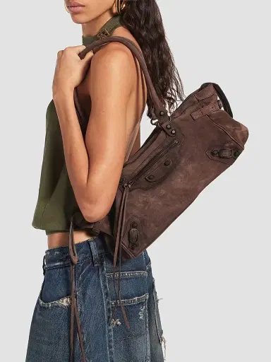Balenciaga Women's Le City Top Handle Bag - Light Espresso | Thumbnail 3