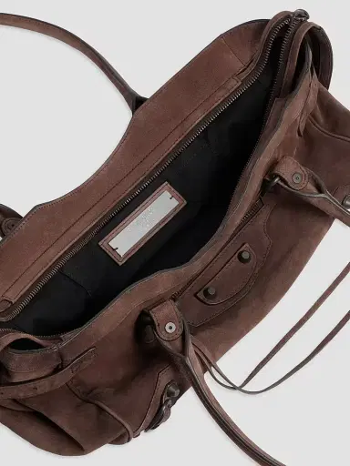 Balenciaga Women's Le City Top Handle Bag - Light Espresso | Thumbnail 6