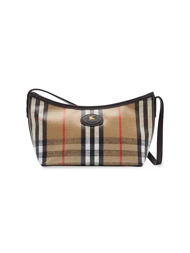 Burberry Women's Highlands Baguette Shoulder Bag - Sand