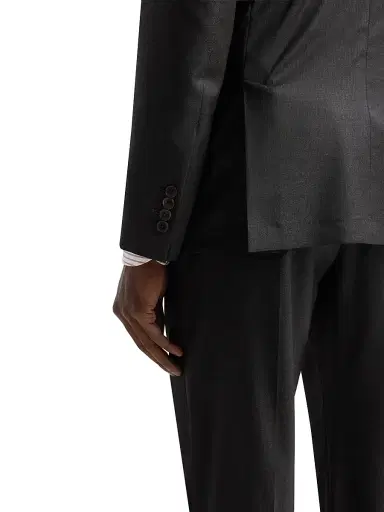 Paul Smith Men's Peak Lapel Wool Double-Breasted Blazer | Thumbnail 8
