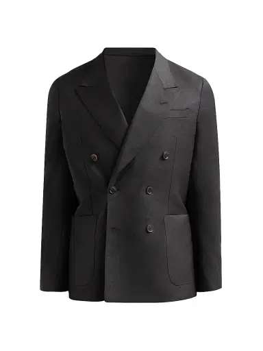 Paul Smith Men's Peak Lapel Wool Double-Breasted Blazer | Thumbnail 1