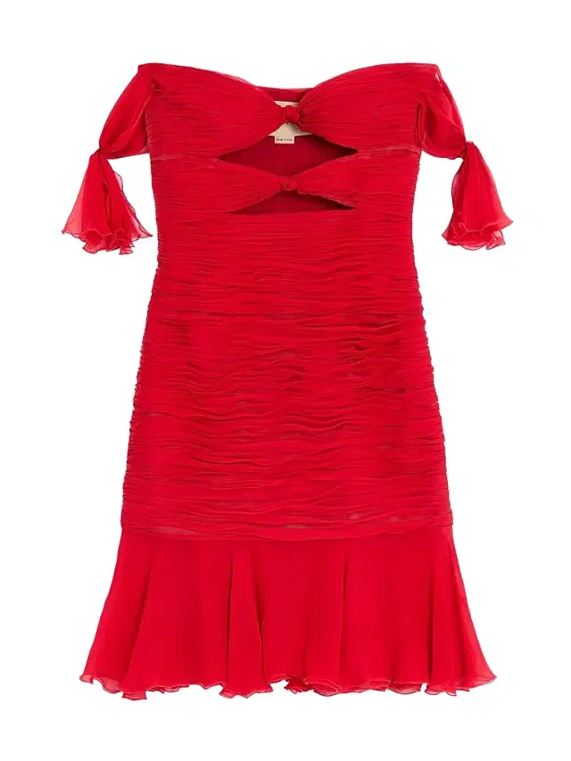 Valentino Garavani Women's Chiffon Short Dress - Red
