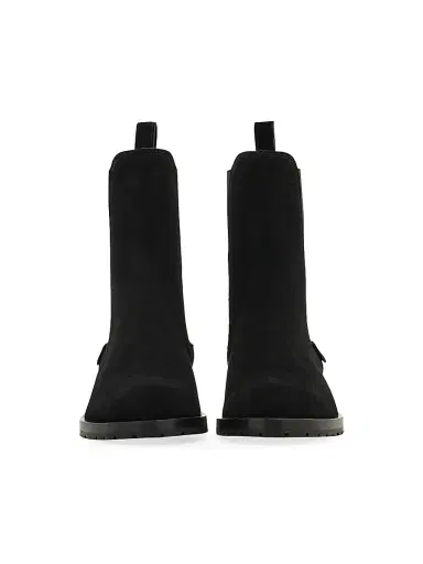 Ferragamo Women's Briuli Suede Chelsea Boots - Nero - Size 11.5 | Thumbnail 3 Ferragamo Women's Briuli Suede Chelsea Boots - Nero - Size 11.5 | Thumbnail 3