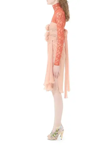 Valentino Garavani Women's Crepponne Chiffon Dress | Thumbnail 3 Valentino Garavani Women's Crepponne Chiffon Dress | Thumbnail 3