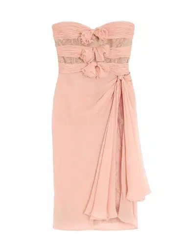 Valentino Garavani Women's Crepponne Chiffon Dress | Thumbnail 1 Valentino Garavani Women's Crepponne Chiffon Dress | Thumbnail 1