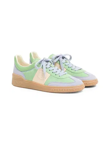 Valentino Garavani Women's Upvillage Crosta Sneakers - Mint Lilac Ivory - Size 6 | Thumbnail 2 Valentino Garavani Women's Upvillage Crosta Sneakers - Mint Lilac Ivory - Size 6 | Thumbnail 2