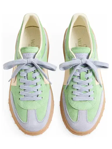 Valentino Garavani Women's Upvillage Crosta Sneakers - Mint Lilac Ivory - Size 6 | Thumbnail 4 Valentino Garavani Women's Upvillage Crosta Sneakers - Mint Lilac Ivory - Size 6 | Thumbnail 4