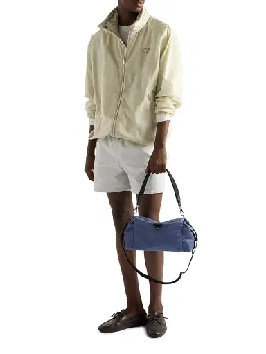 Prada Men's Explore Re-Nylon and Leather Bag | Thumbnail 2 Prada Men's Explore Re-Nylon and Leather Bag | Thumbnail 2