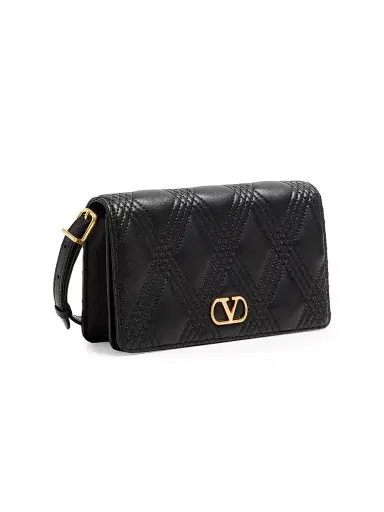 Valentino Garavani Women's Quiltie 67 Mini Shoulder Bag - Black | Thumbnail 2