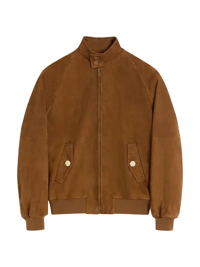 Valentino Garavani Men's Suede Jacket - Brown