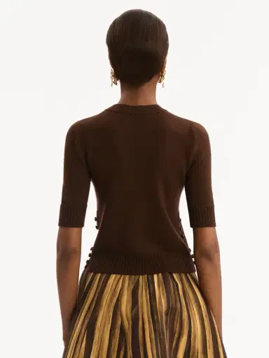 Oscar de la Renta Button-Detail Pullover | Thumbnail 4