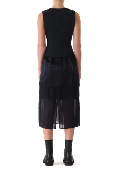 Jason Wu Collection CADY LAYERED SLEEVELESS COCKTAIL DRESS | Thumbnail 3 Jason Wu Collection CADY LAYERED SLEEVELESS COCKTAIL DRESS | Thumbnail 3