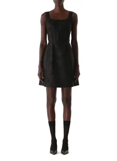Jason Wu Collection SLEEVELESS TEXTURED FRAY JACQUARD MINI DRESS | Thumbnail 4 Jason Wu Collection SLEEVELESS TEXTURED FRAY JACQUARD MINI DRESS | Thumbnail 4