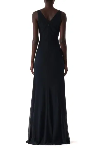Jason Wu Collection WASHED TWILL LAYERED SLEEVELESS COCKTAIL DRESS | Thumbnail 4 Jason Wu Collection WASHED TWILL LAYERED SLEEVELESS COCKTAIL DRESS | Thumbnail 4