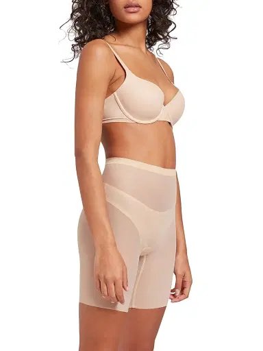 Wolford Women's Tulle Control Shorts - Clay | Thumbnail 2 Wolford Women's Tulle Control Shorts - Clay | Thumbnail 2