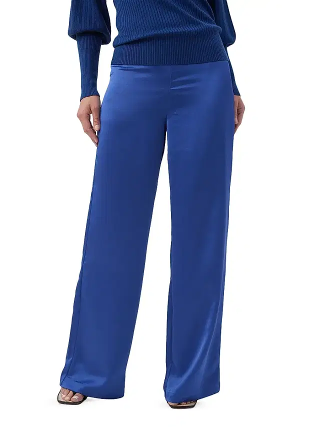 Trina Turk Women's Enryo Straight Pants - Admiral Blue