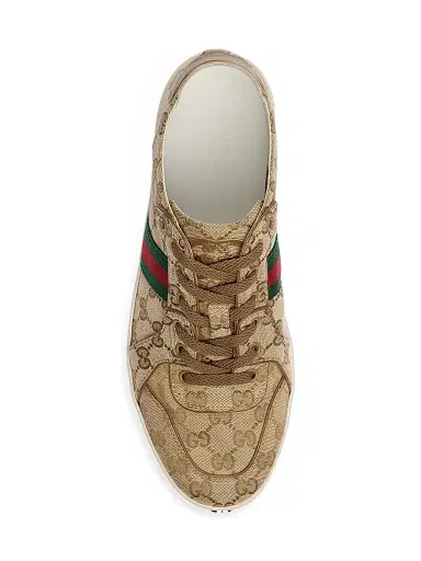 Gucci Men's Stretch Low-Top Sneakers - Rope Beige - Size 12 | Thumbnail 4