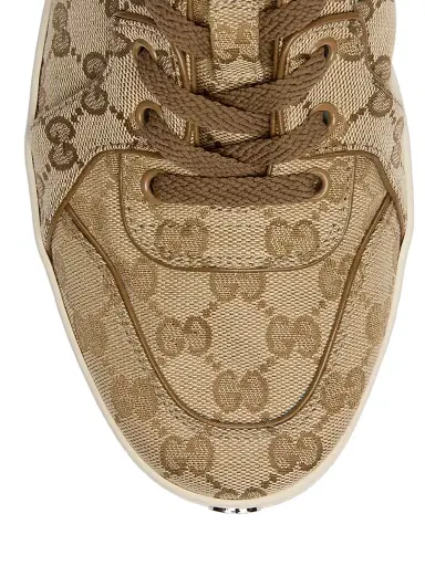 Gucci Men's Stretch Low-Top Sneakers - Rope Beige - Size 12 | Thumbnail 5