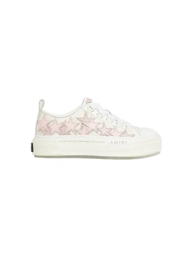 Women's Platform Stars Court Low Sneakers - White Pink