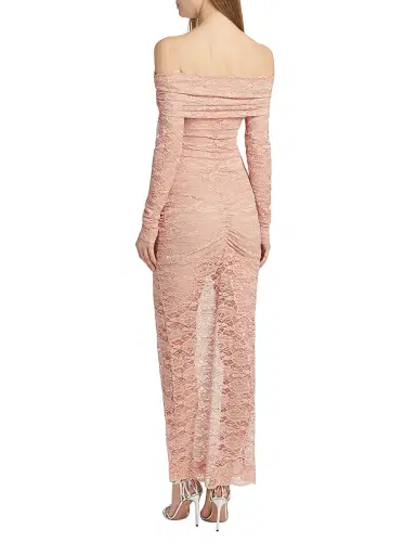 Ronny Kobo Women's Yessenia Lace Off-The-Shoulder Dress - Rose | Thumbnail 5