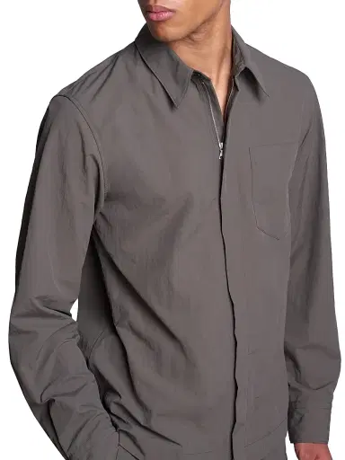 Dries Van Noten Men's Corran Nylon Shirt | Thumbnail 6 Dries Van Noten Men's Corran Nylon Shirt | Thumbnail 6