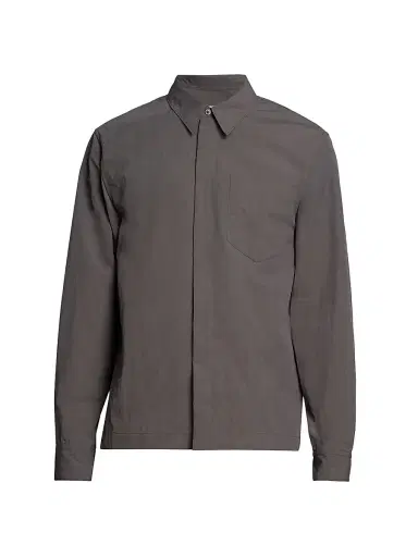 Dries Van Noten Men's Corran Nylon Shirt | Thumbnail 1 Dries Van Noten Men's Corran Nylon Shirt | Thumbnail 1