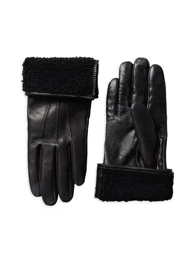 Mackage Women's Willis Shearling-Lined Leather Gloves | Thumbnail 2 Mackage Women's Willis Shearling-Lined Leather Gloves | Thumbnail 2