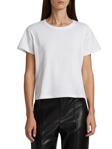 LESET Women's Margo Cotton T-Shirt - White - Size XL | Thumbnail 3