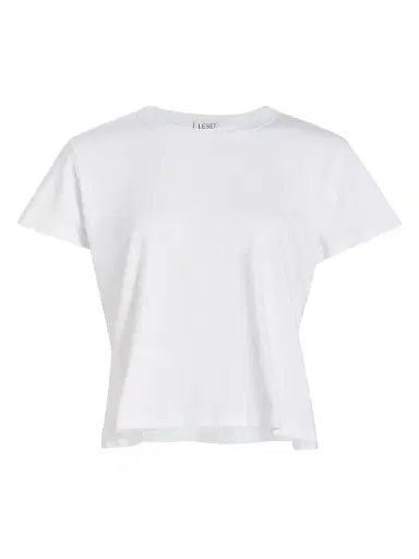 LESET Women's Margo Cotton T-Shirt - White - Size XL | Thumbnail 1