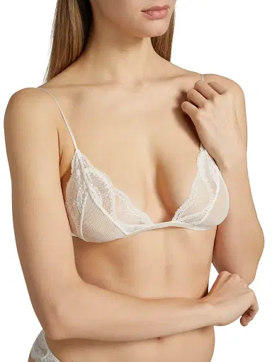Kiki de Montparnasse Women's Soft Lace Bra - Ivory - Size Large | Thumbnail 5 Kiki de Montparnasse Women's Soft Lace Bra - Ivory - Size Large | Thumbnail 5