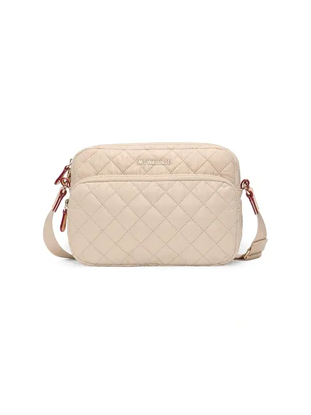 Women's Metro  Quilted Camera Bag - Buff