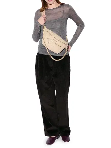 MZ Wallace Women's Crosby Quilted Crossbody Bag - Buff | Thumbnail 2