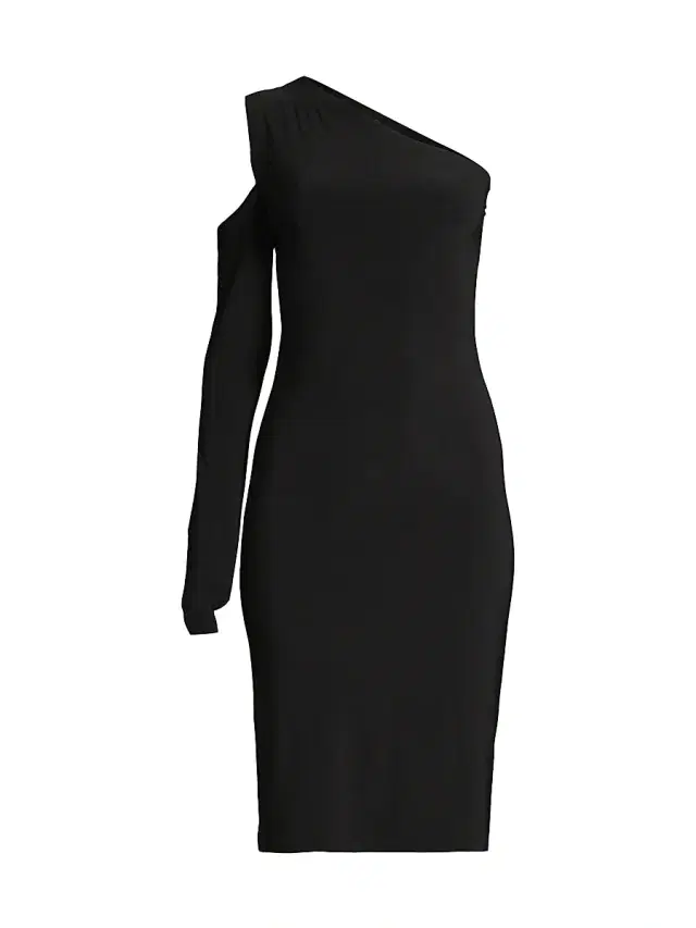 Norma Kamali Women's One-Shoulder Cutout Dress