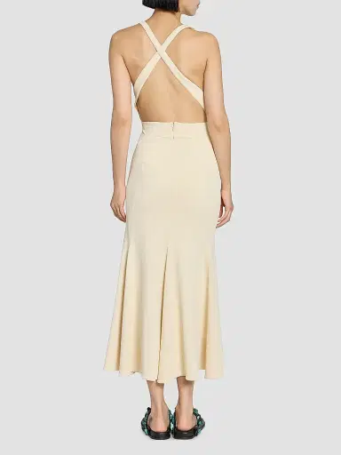 Rabanne Women's Layered Cut-Out Midi-Dress | Thumbnail 5