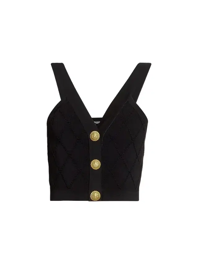 Women's Quilted Compact Knit Vest - Noir