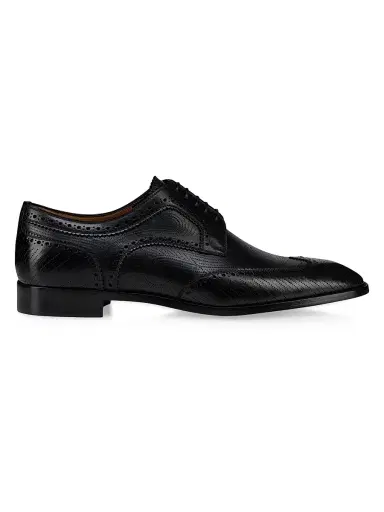 Christian Louboutin Men's Grave Leather Derby Shoes - Black | Thumbnail 1 Christian Louboutin Men's Grave Leather Derby Shoes - Black | Thumbnail 1