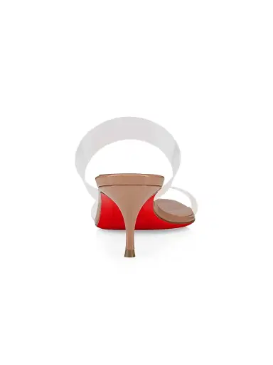 Christian Louboutin Women's Just Nothing 55MM Leather Sandal Heels | Thumbnail 3