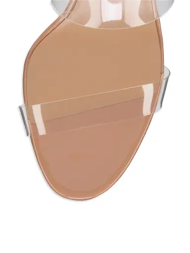 Christian Louboutin Women's Just Nothing 55MM Leather Sandal Heels | Thumbnail 4