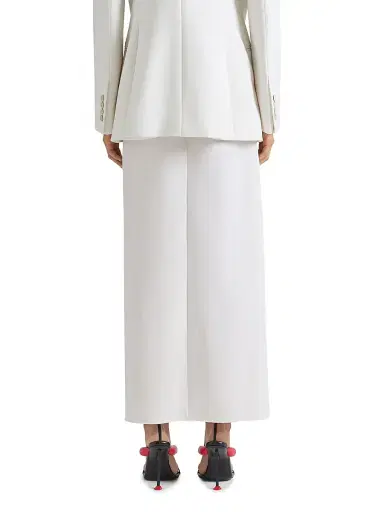Givenchy Women's Long Wrapped Skirt in Wool and Mohair - White - Size 12 | Thumbnail 4 Givenchy Women's Long Wrapped Skirt in Wool and Mohair - White - Size 12 | Thumbnail 4