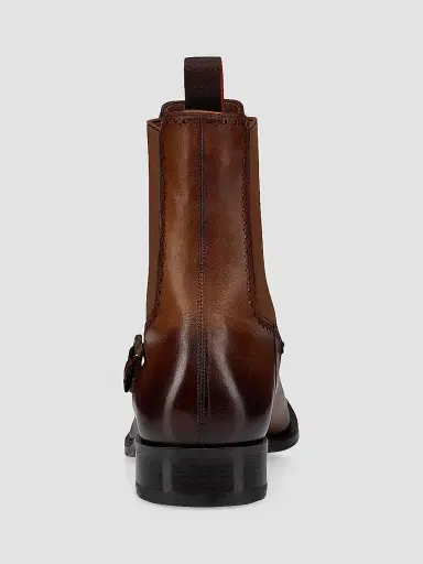Christian Louboutin Men's Sartosea Patinated Leather Chelsea Booties - Havane - Size 11.5 | Thumbnail 3 Christian Louboutin Men's Sartosea Patinated Leather Chelsea Booties - Havane - Size 11.5 | Thumbnail 3
