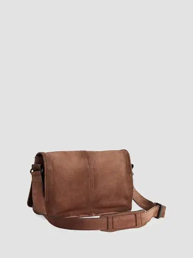 Balenciaga Men's Le City Flap Small Messenger Bag - Light Espresso | Thumbnail 5 Balenciaga Men's Le City Flap Small Messenger Bag - Light Espresso | Thumbnail 5
