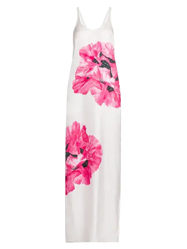 Stella McCartney Women's Poppy Silk Tank Maxi Dress