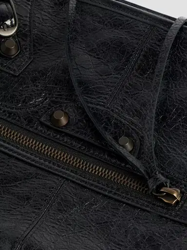 Balenciaga Men's Le City Flap Small Messenger Bag - Black | Thumbnail 7