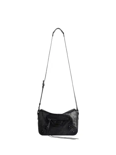 Balenciaga Men's Le City Flap Small Messenger Bag - Black | Thumbnail 1