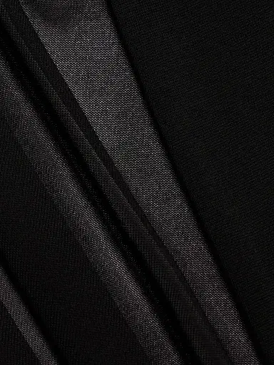 TOTEME Women's Stretch-Jersey Draped Scarf Maxi Dress - Black | Thumbnail 7