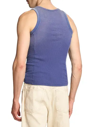 Acne Studios Men's Eitch Logo Rib-Knit Tank | Thumbnail 5